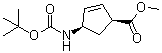 (1S,4R)-甲基-4-((叔丁氧羰基)氨基)环戊-2-烯羧酸